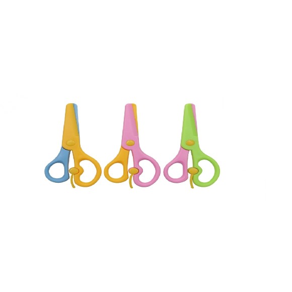 Tesoura Escolar 13cm Plastica Kids Leo Ref 72004