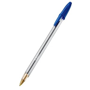 Caneta Esf. Media Cristal Bic Azul