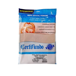 Papel Kraft Natural A4 180 Gms Pct 50 Fls Masterprint
